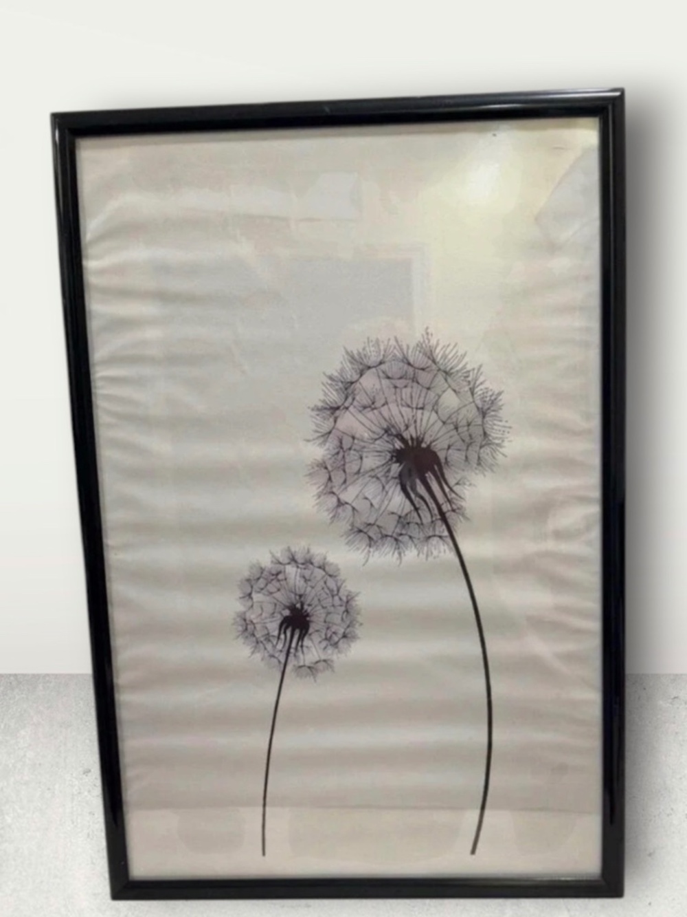 Dandelion Framed Poster Artwork Rolled